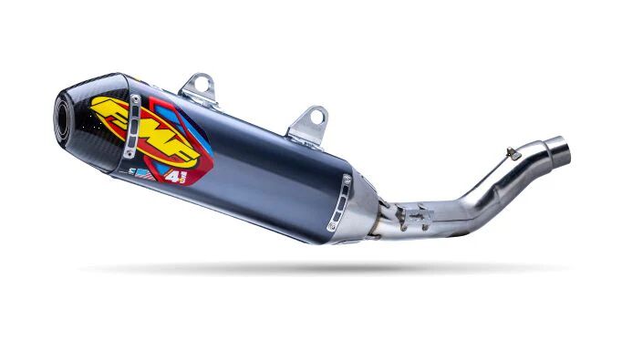 FMF FACTORY 4.1 RCT ALUMINUM S/S SLIP-ON MUFFLER W/ CARBON END CAP 045472
