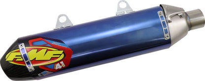 FMF FACTORY 4.1 RCT SLIP-ON MUFFLER TITANIUM & CARBON BLUE ANODIZED KTM 045561