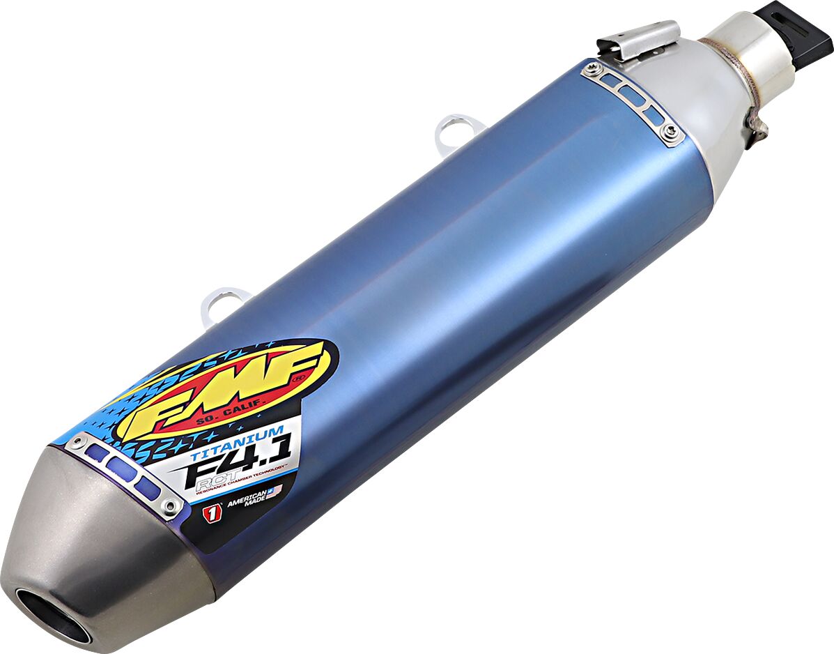 FMF FACTORY 4.1 RCT SLIP-ON MUFFLER TITANIUM BLUE ANODIZED KTM 045596