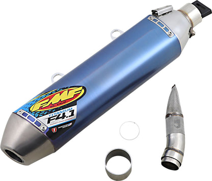FMF FACTORY 4.1 RCT SLIP-ON MUFFLER TITANIUM BLUE ANODIZED KTM 045596