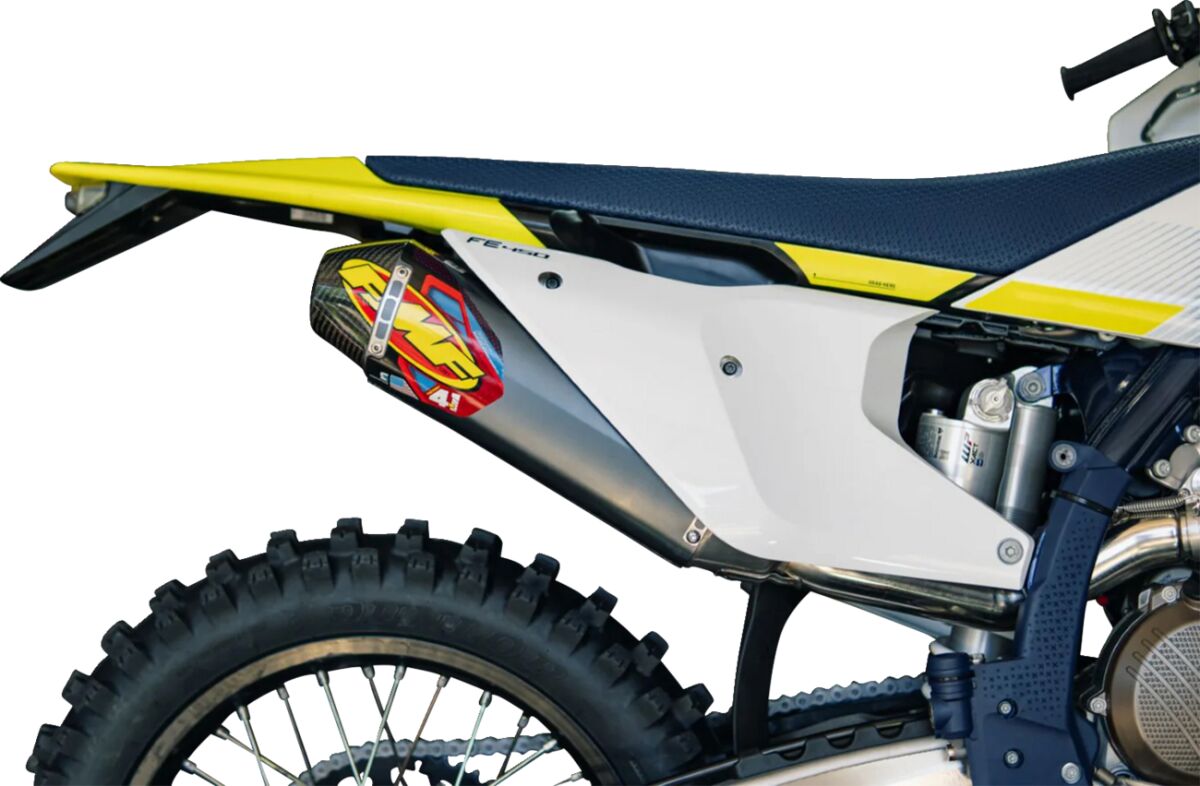 FMF Factory 4.1 RCT Slip-On Muffler with Carbon Cap - Aluminum - KX 250 F 042411