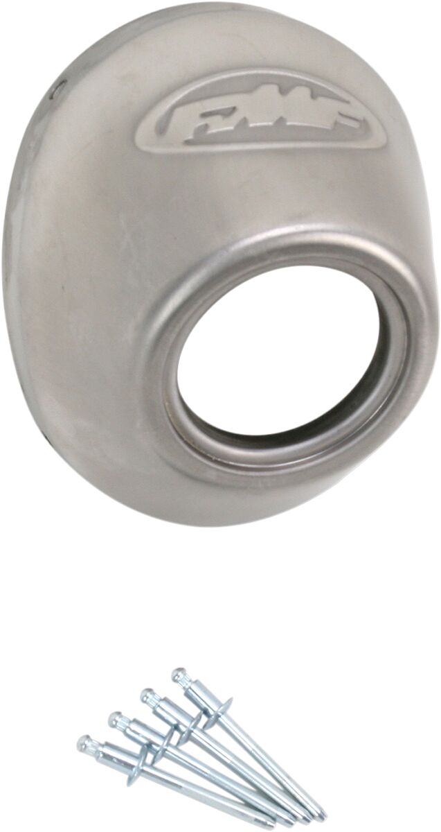 FMF POWERCORE 4 /Q4 STAINLESS STEEL STRAIGHT CUT END CAP 040634