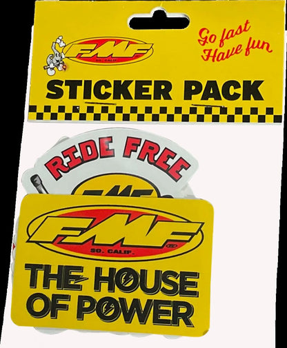 FMF DECAL STICKER PACK GO FAST HAVE FUN 012518