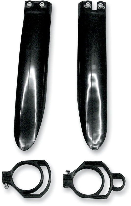 UFO FORK SLIDER PROTECTORS KAWASAKI KX85 BLACK KA03711@001