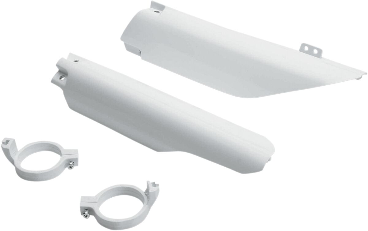 UFO FORK SLIDER PROTECTORS SUZUKI RM/RMZ WHITE SU03998@041