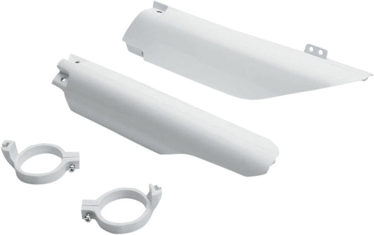 UFO FORK SLIDER PROTECTORS SUZUKI RM/RMZ WHITE SU03998@041