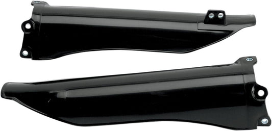UFO FORK SLIDER PROTECTORS KAWASAKI KXF250/450/KLX450 BLACK KA03778#001