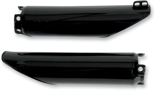 UFO FORK SLIDER PROTECTORS HONDA CR125/250/500 & CRF250/450R/X BLACK HO03672#001
