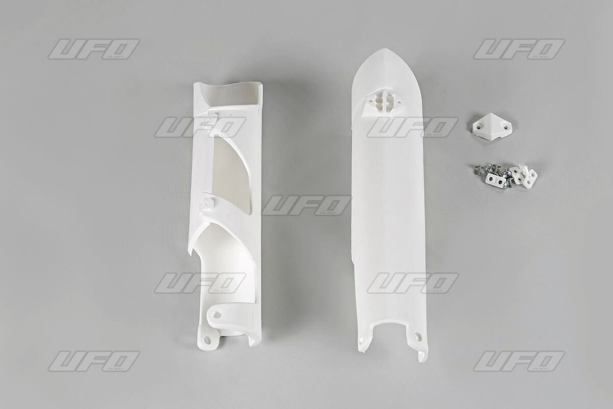 UFO FORK SLIDER PROTECTORS KTM SX/SX-F/EXC WHITE KT04002#047