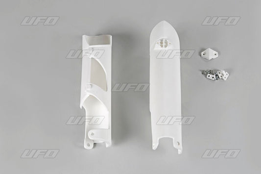 UFO FORK SLIDER PROTECTORS KTM SX/SX-F/EXC WHITE KT04002#047