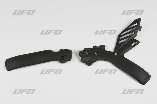 UFO FRAMEGUARDS KTM 07-10 BLK KT04001#001