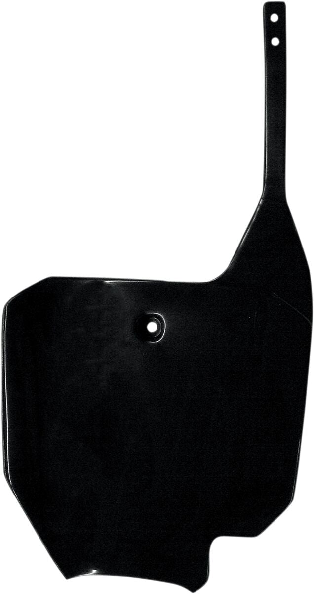 UFO FRONT NUMBER PLATE HONDA CR80/85 BLACK HO03624#001