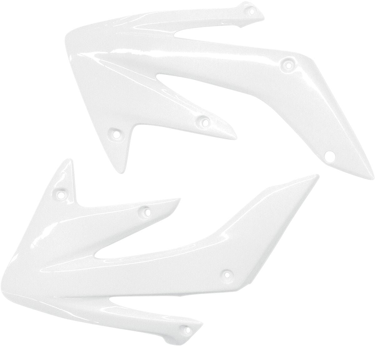 UFO RADIATOR COVERS HONDA CRF250R/X WHITE HO03634#041