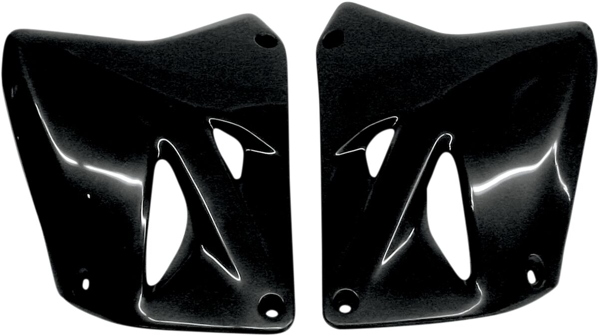 UFO RADIATOR COVERS SUZUKI RM125/250 BLACK SU03987#001