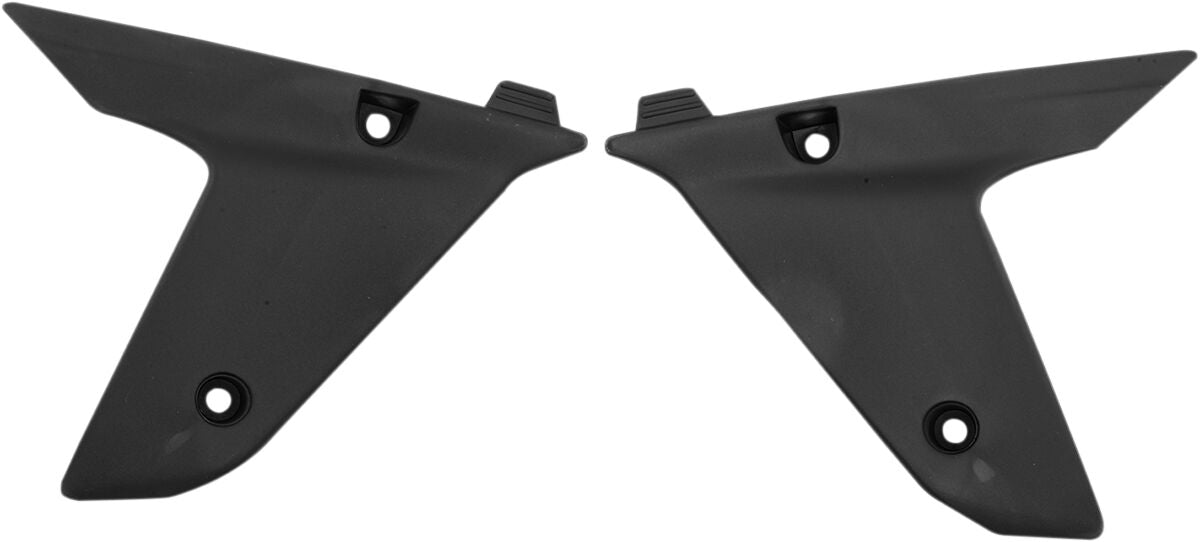 UFO LOWER RADIATOR COVERS HUSQVARNA TE/TC 250/310/450/510 BLACK HU03325#001