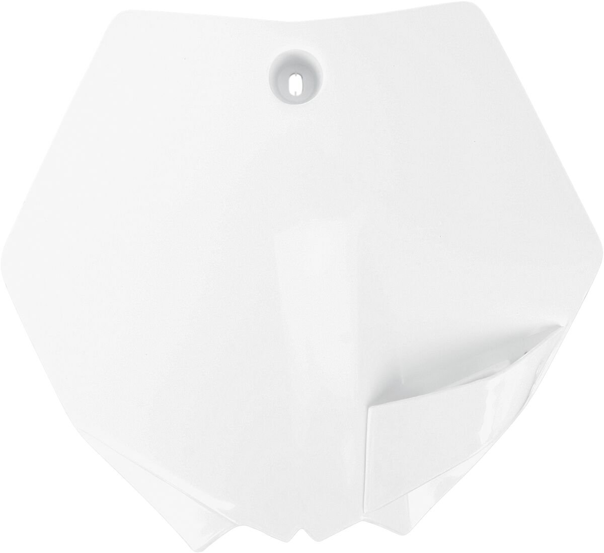UFO FRONT NUMBER PLATE KTM 65SX WHITE KT04008#047