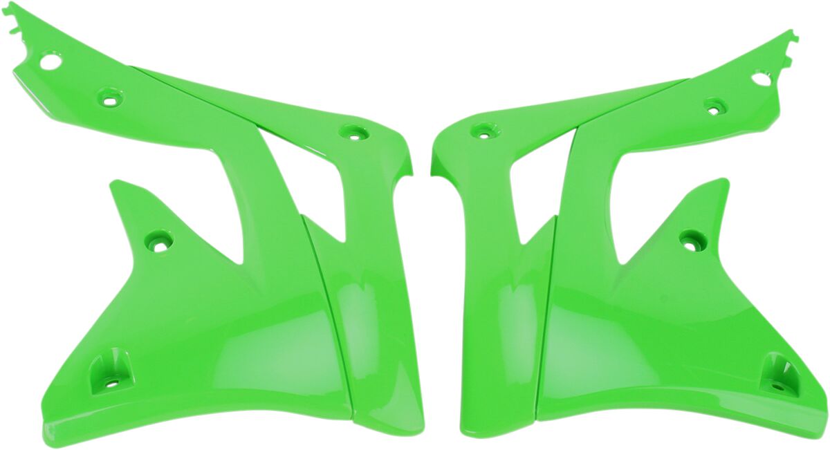UFO RADIATOR COVERS KAWASAKI KXF450 KX-GREEN KA04719#026