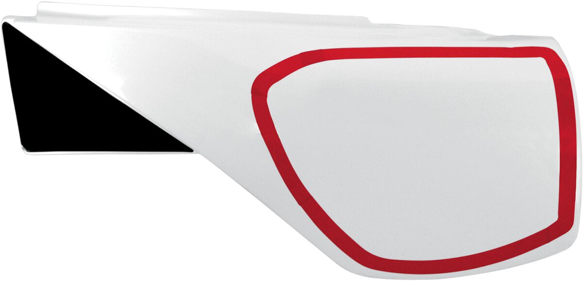 UFO VINTAGE SIDE PANELS YAMAHA TT600 (84-92) WHITE ME08064#W