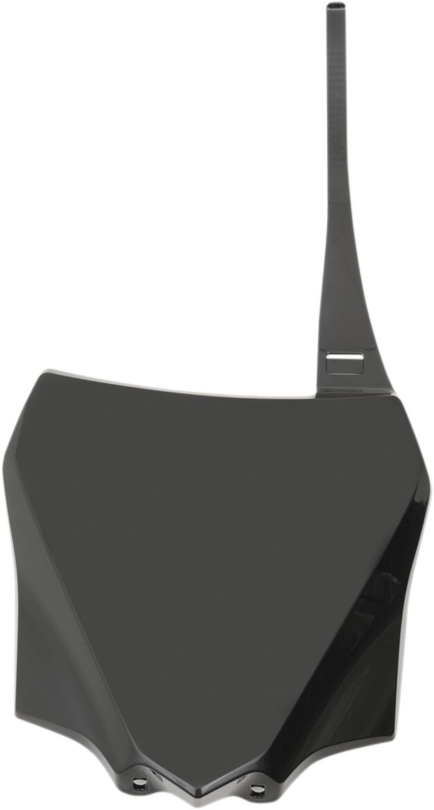 UFO FRONT NUMBER PLATE KAWASAKI KX85 BLACK KA04730#001