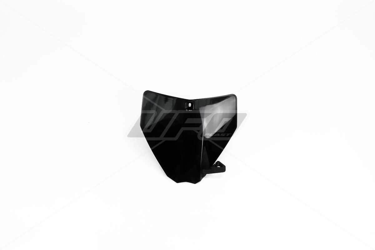 UFO FRONT NUMBER PLATE HUSQVARNA TC/FC BLACK HU03355#001