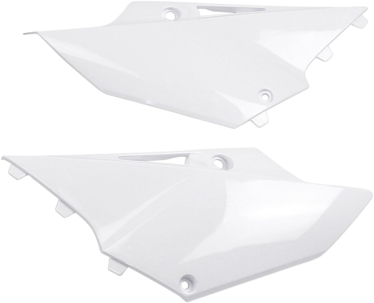 UFO SIDE PANELS YAMAHA YZ125/250 WHITE YA04842#046