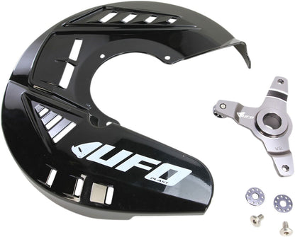 UFO FRONT DISC COVER KIT KAWASAKI KXF250/450 BLACK DC01002@001