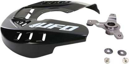 UFO FRONT DISC COVER KIT KAWASAKI KXF250/450 BLACK DC01002@001