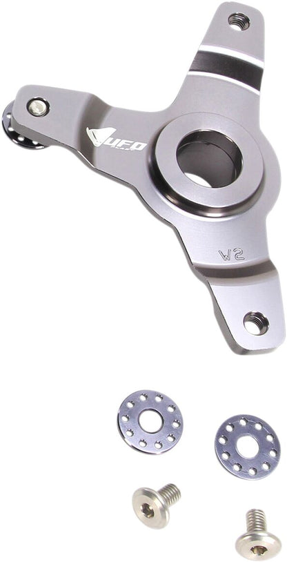 UFO FRONT DISC COVER KIT KAWASAKI KXF250/450 BLACK DC01002@001