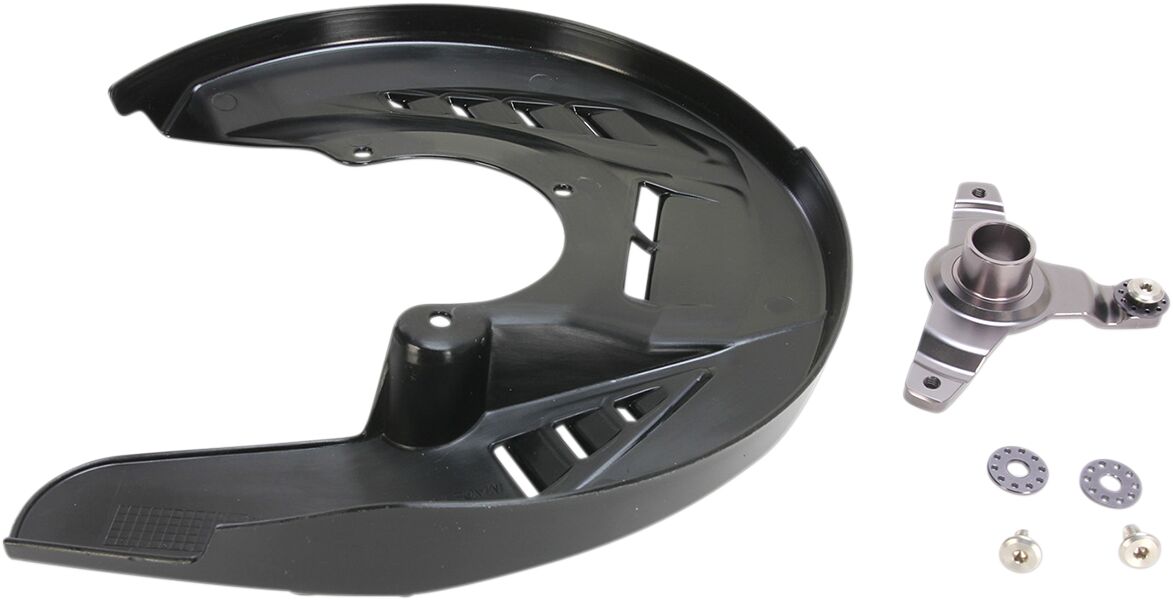 UFO FRONT DISC COVER KIT KAWASAKI KXF250/450 BLACK DC01002@001