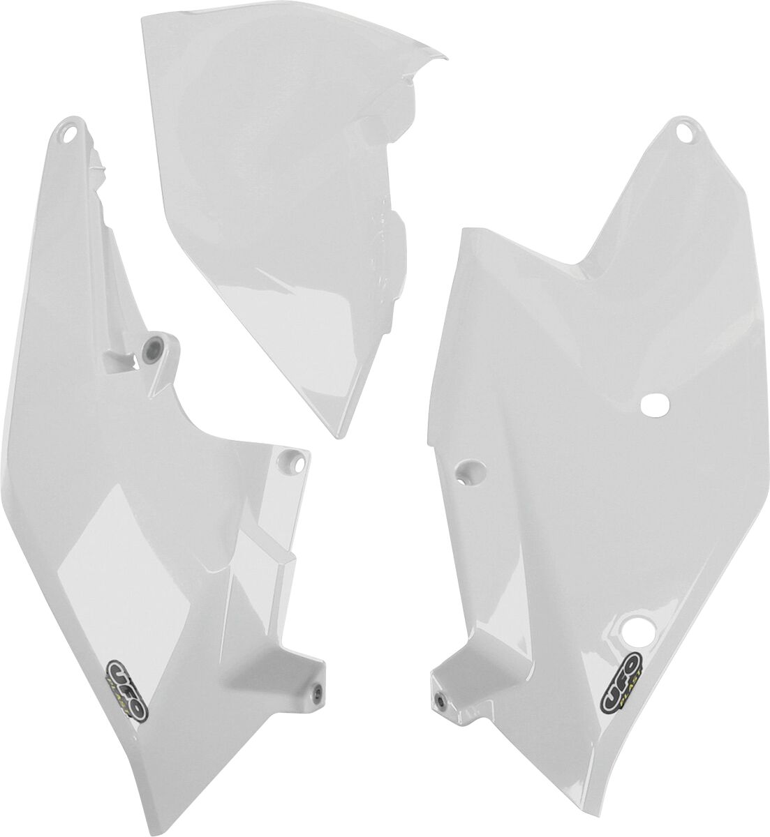 UFO SIDE PANELS W/AIRBOX COVER KTM SX/SX-F/EXC WHITE KT04062#047