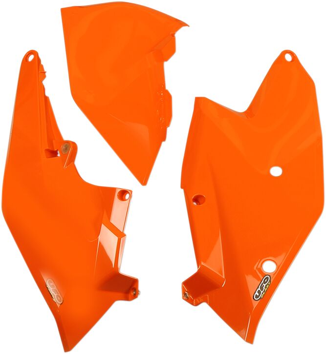 UFO SIDE PANELS W/AIRBOX COVER KTM SX/SX-F/EXC ORANGE KT04062#127
