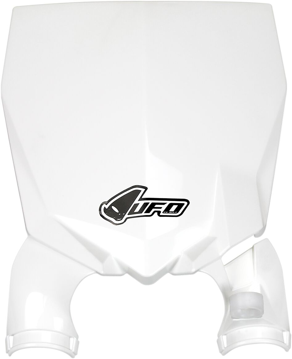 UFO STADIUM FRONT NUMBER PLATE YAMAHA YZ250/450F WHITE YA04855#046