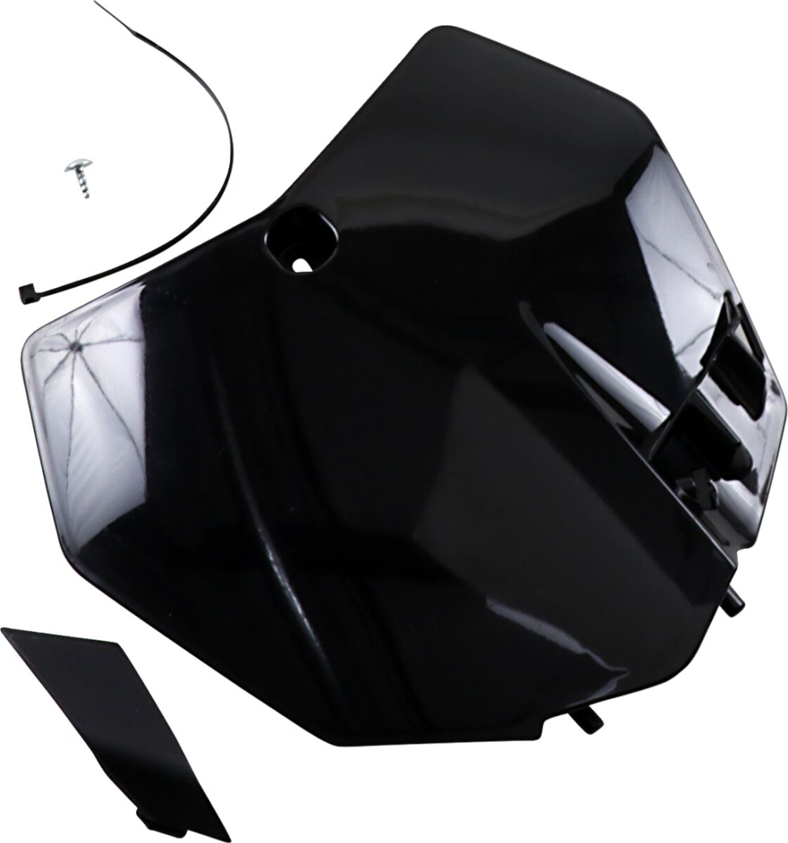 UFO FRONT NUMBER PLATE KTM SX/SX-F BLACK KT04051@001