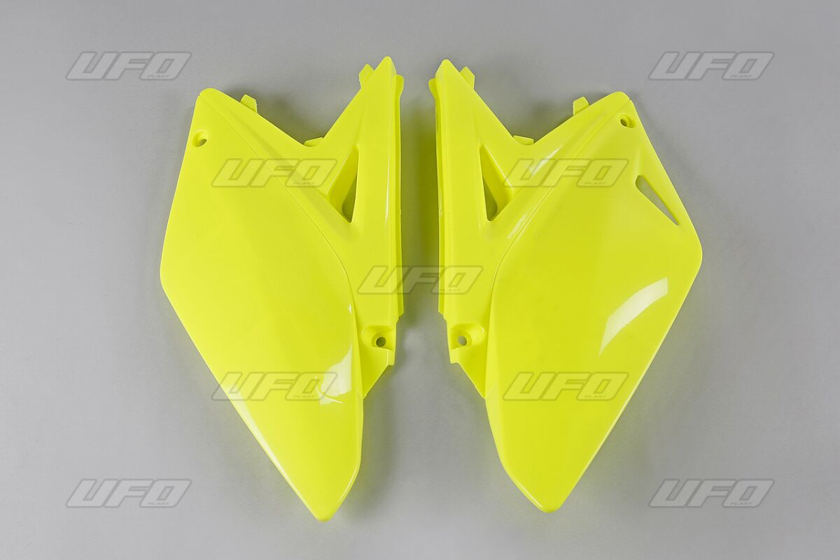 UFO SIDE PANELS SUZUKI RMZ250 FLUO YELLOW SU04929#DFLU