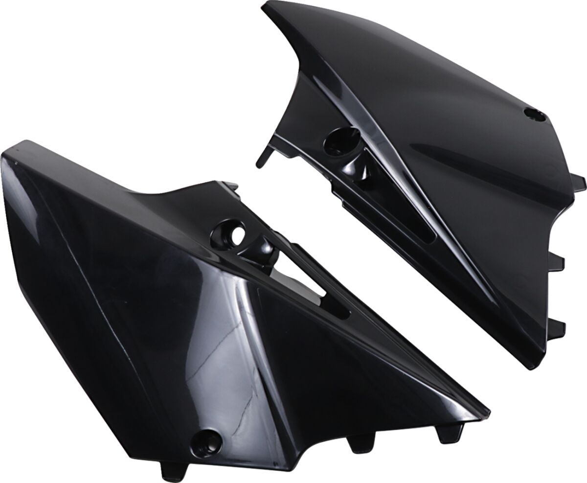 UFO SIDE PANELS YAMAHA YZ125/250 BLACK YA04842#001