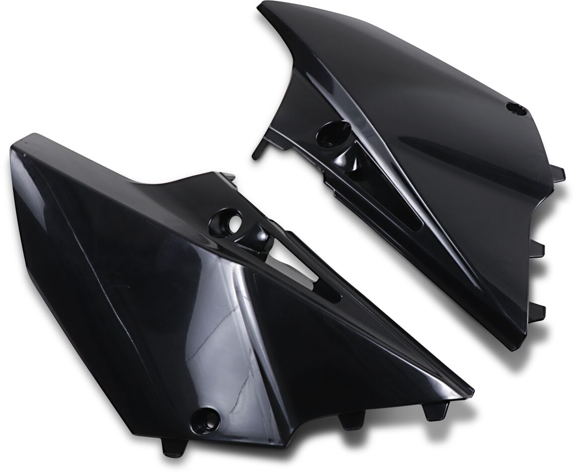 UFO SIDE PANELS YAMAHA YZ125/250 BLACK YA04842#001