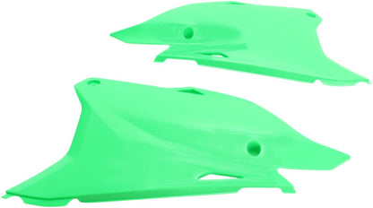 UFO SIDE PANELS KAWASAKI FLUO GREEN KA04729#AFLU