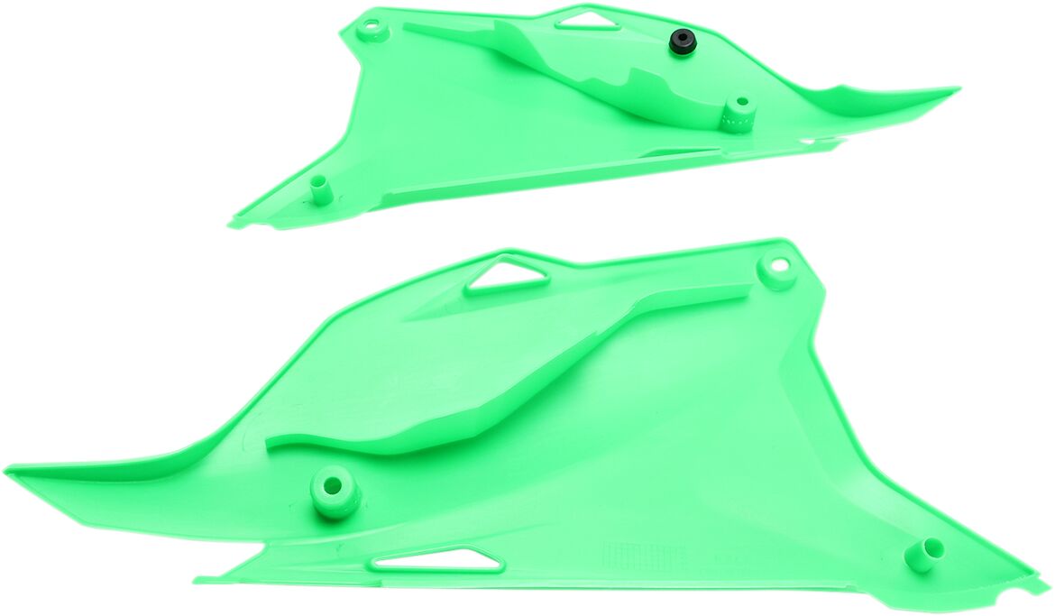 UFO SIDE PANELS KAWASAKI FLUO GREEN KA04729#AFLU