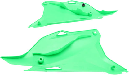 UFO SIDE PANELS KAWASAKI FLUO GREEN KA04729#AFLU