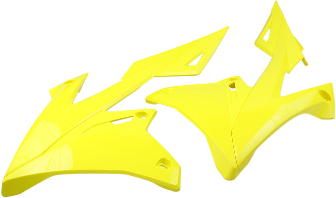 UFO RADIATOR COVERS SUZUKI YELLOW SU04941#102