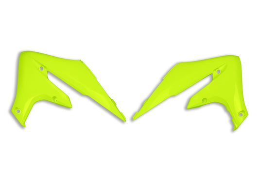 UFO RADIATOR COVER FOR YZF450 FLUORESCENT YELLOW YA04858#DFLU