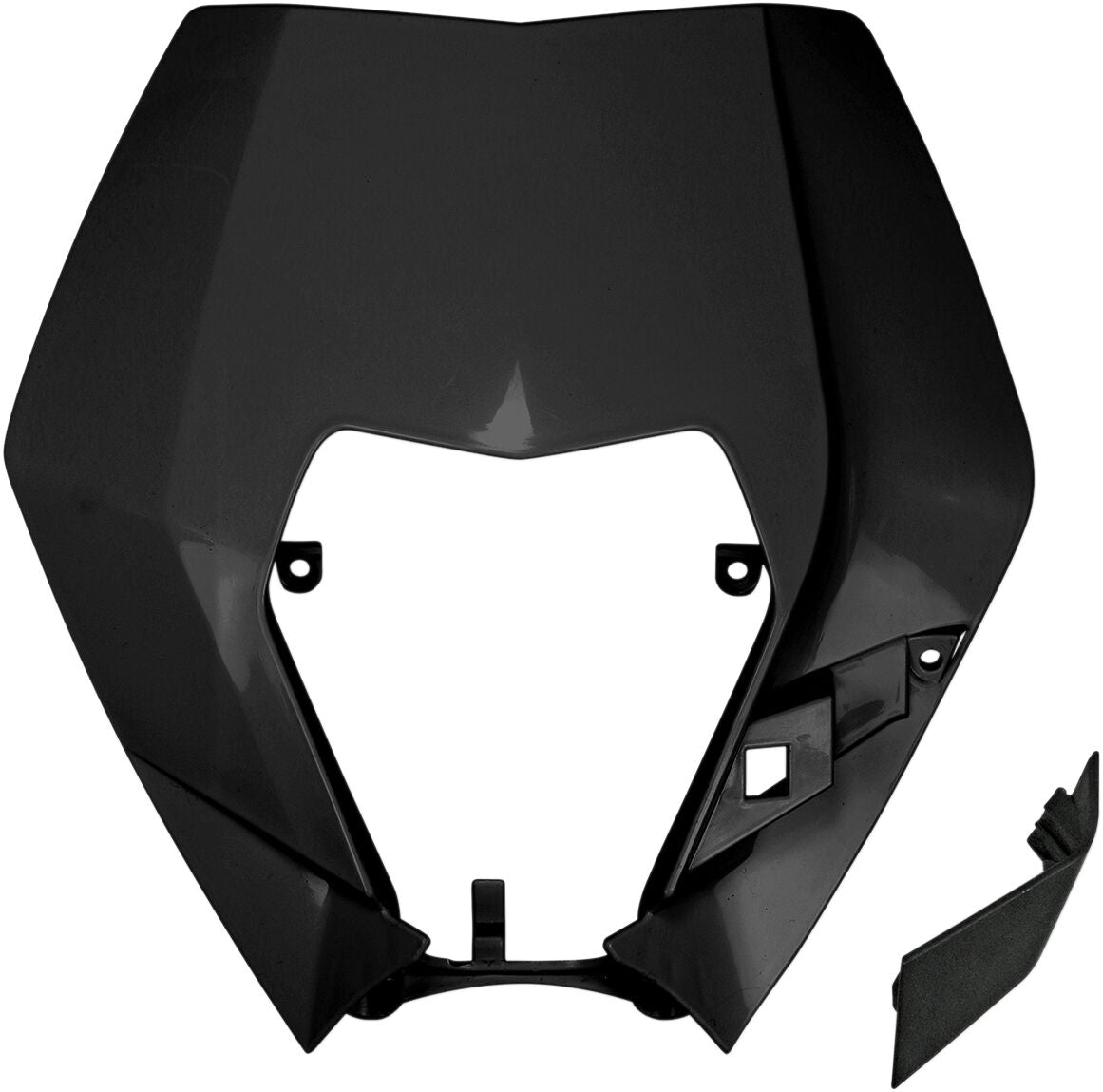 UFO HEADLIGHT PLAST EXC 09-13 BLK KT04090@001