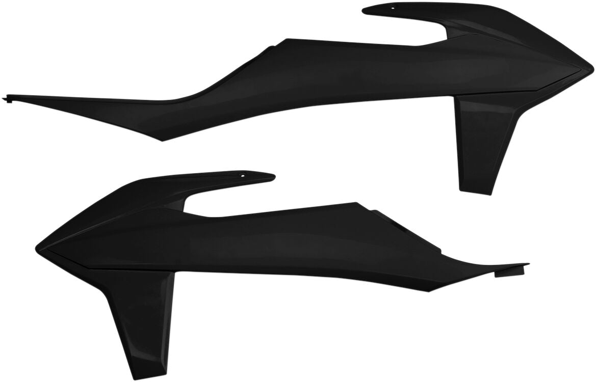 UFO RAD COVERS SX/SXF 19-22 BLACK KT04092#001