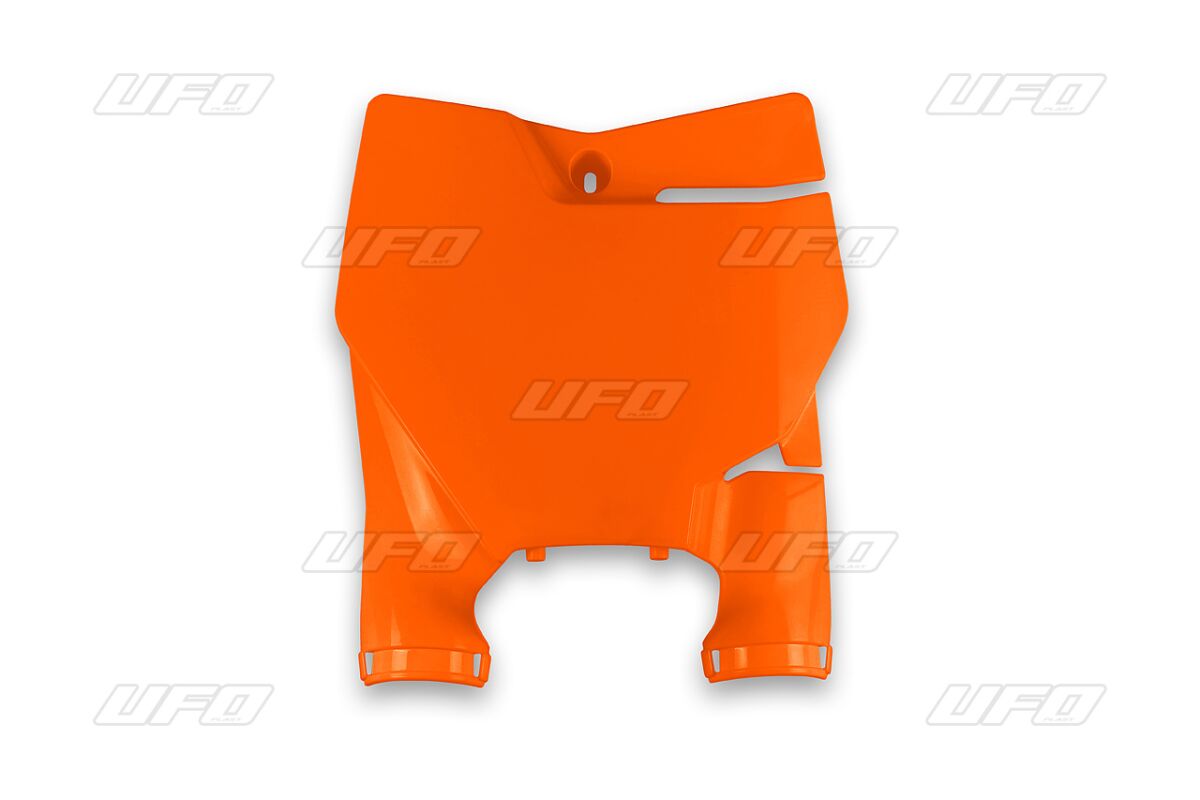 UFO FRONT NUMBER PLATE STADIUM SX85 18- ORANGE KT04099#127