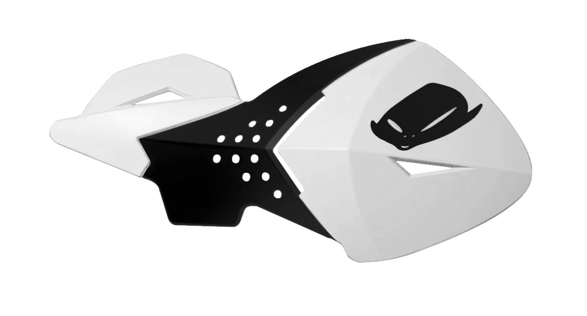 UFO UNIVERSAL ESCALADE HANDGUARDS WHITE/BLACK PM01646@041