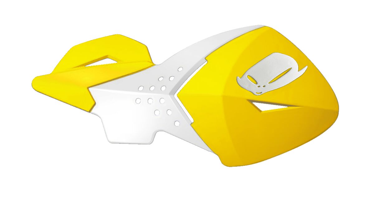 UFO UNIVERSAL ESCALADE HANDGUARDS RM-YELLOW/WHITE PM01646@102