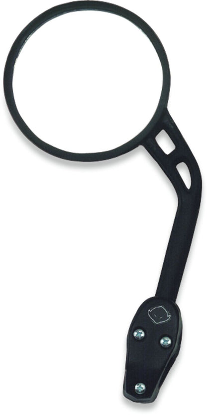 UFO HANDLEBAR MIRROR FOR 22mm (7/8") HANDLEBARS LEFT BLACK AC01996