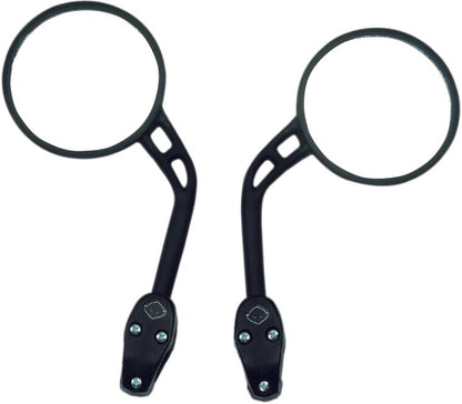 UFO HANDLEBAR MIRROR FOR 22mm (7/8") HANDLEBARS RIGHT BLACK AC01995