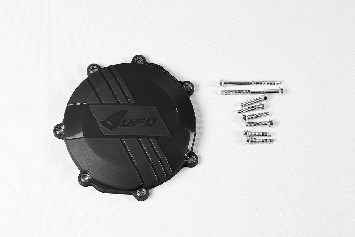 UFO CLUTCH COVER YAMAHA BLACK AC02416