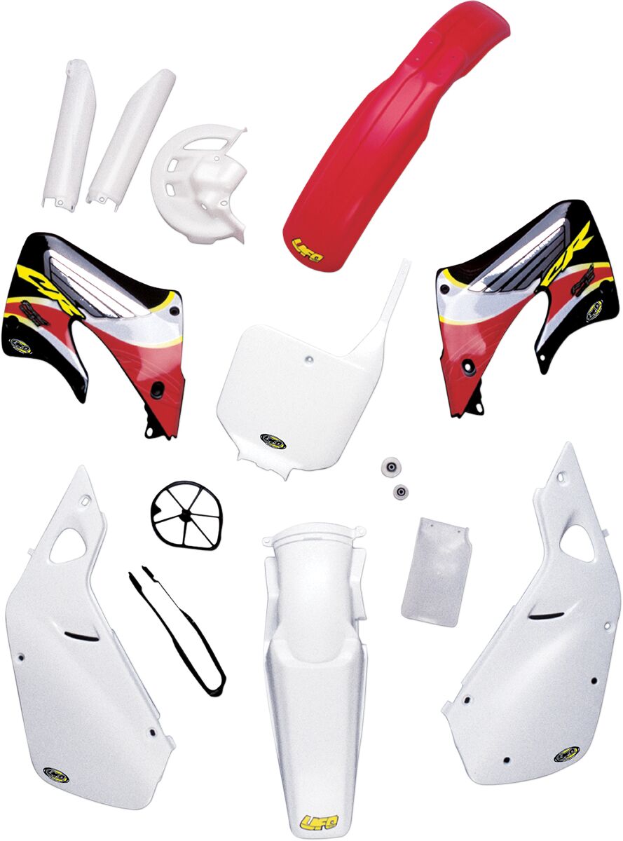 UFO FRONT FENDER HONDA CR125/250/500 WHITE HO02600#041